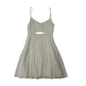 Marabelle women's White A Line Cutout Detail Mini Dress Size XS